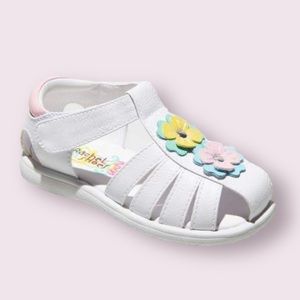 RACHEL SHOES Toddler Girls' Mae Fisherman Sandals in White